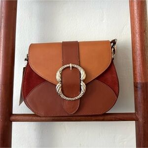 Sezane Oli Bag - Tan Multi (NWT)